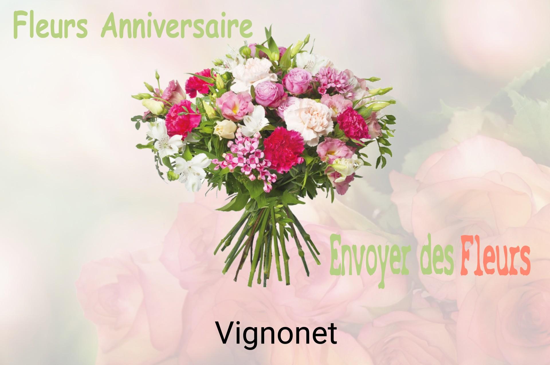 Bouquet de fleurs d’anniversaire livré à Vignonet
